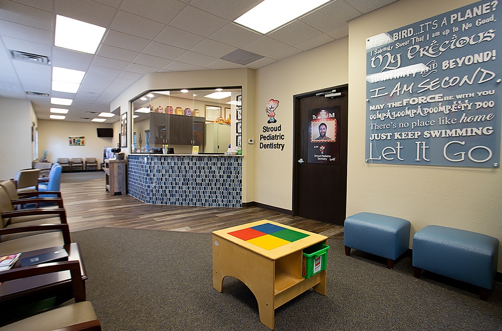 Welcoming dental reception desk