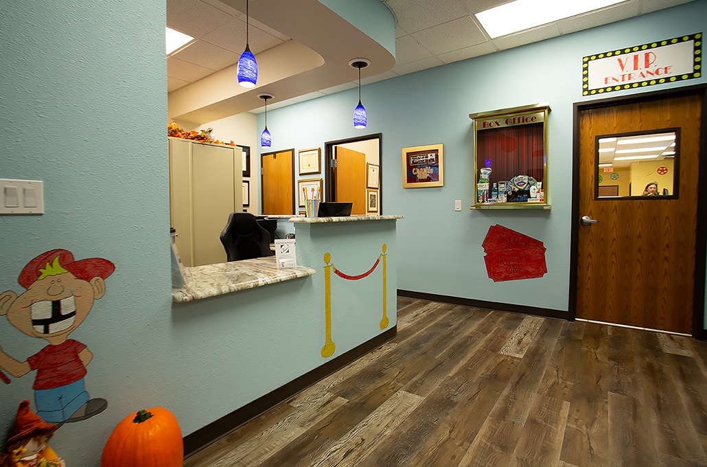 Entrance to dental treatment area