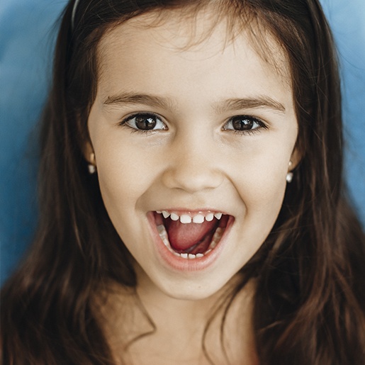 Smiling young girl